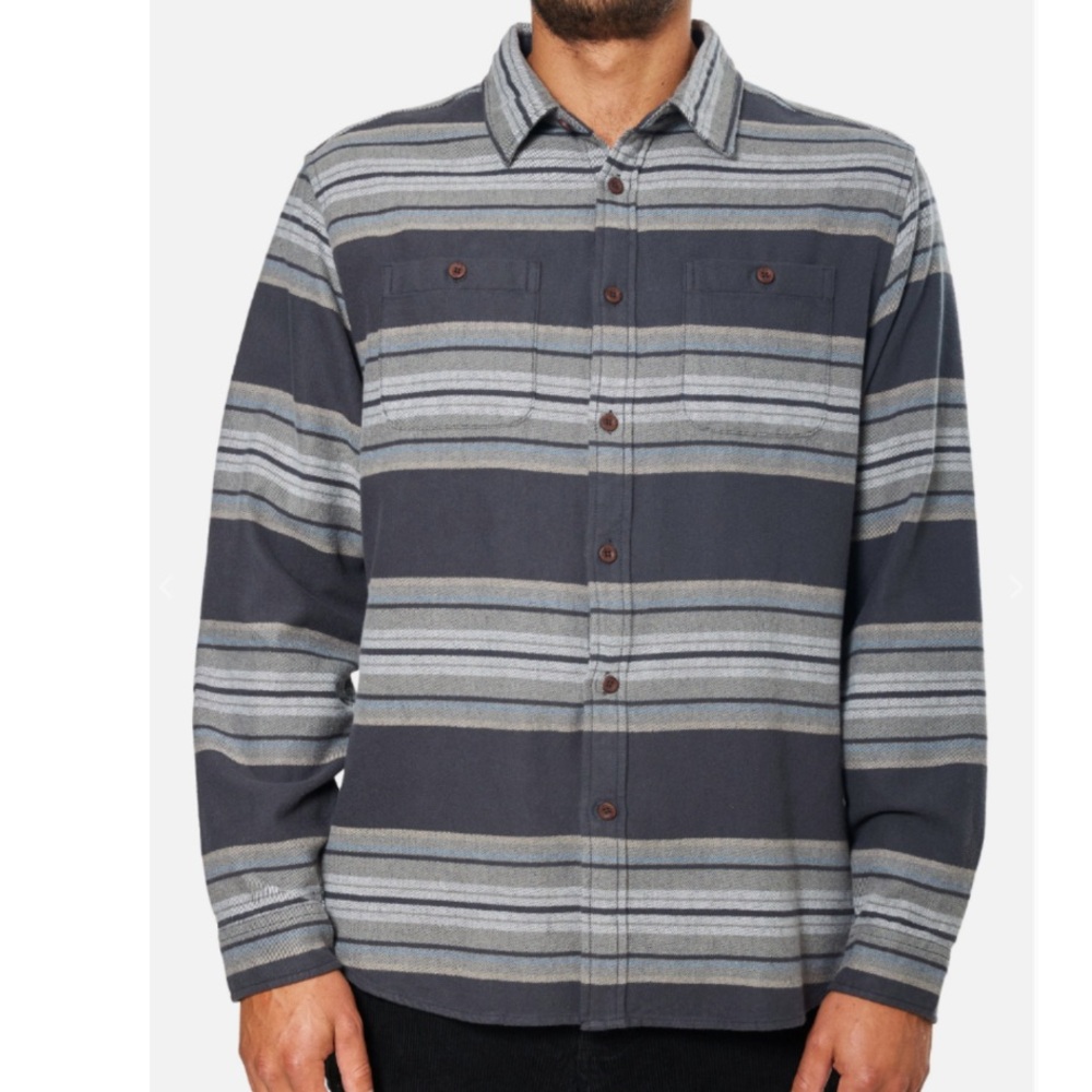 Katin Sierra Flannel Brushed Finish Long Sleeve Button Down Shirt Men’s Size XXL